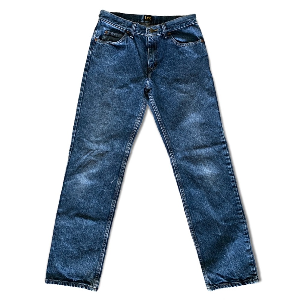vintage dark wash lee jeans - waist 30